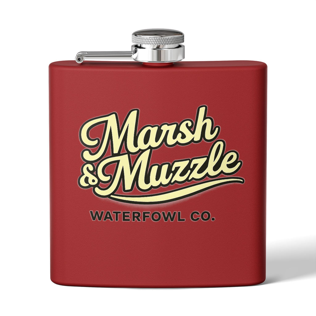 Marsh & Muzzle Waterfowl Co. 6oz Stainless Steel Flask