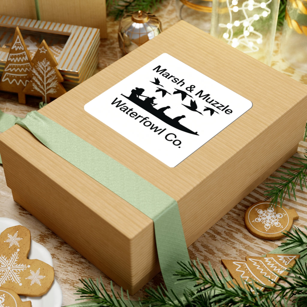 Marsh & Muzzle Waterfowl Co. Sticker — Hunting Duck Decal