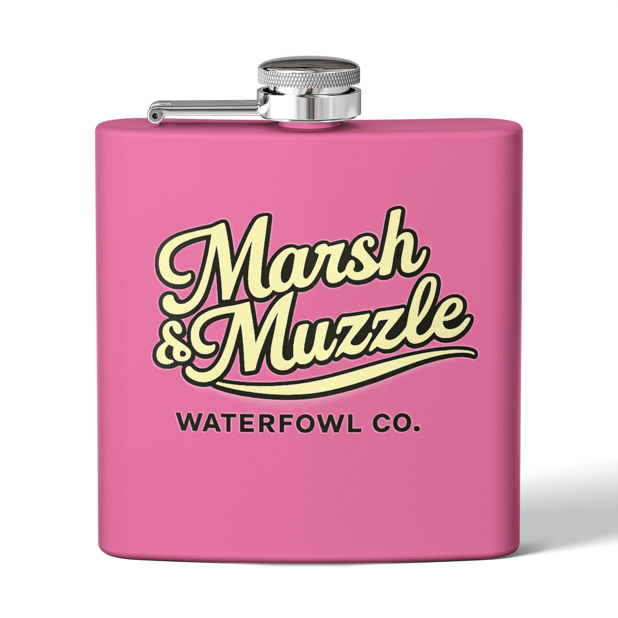 Marsh & Muzzle Waterfowl Co. 6oz Stainless Steel Flask