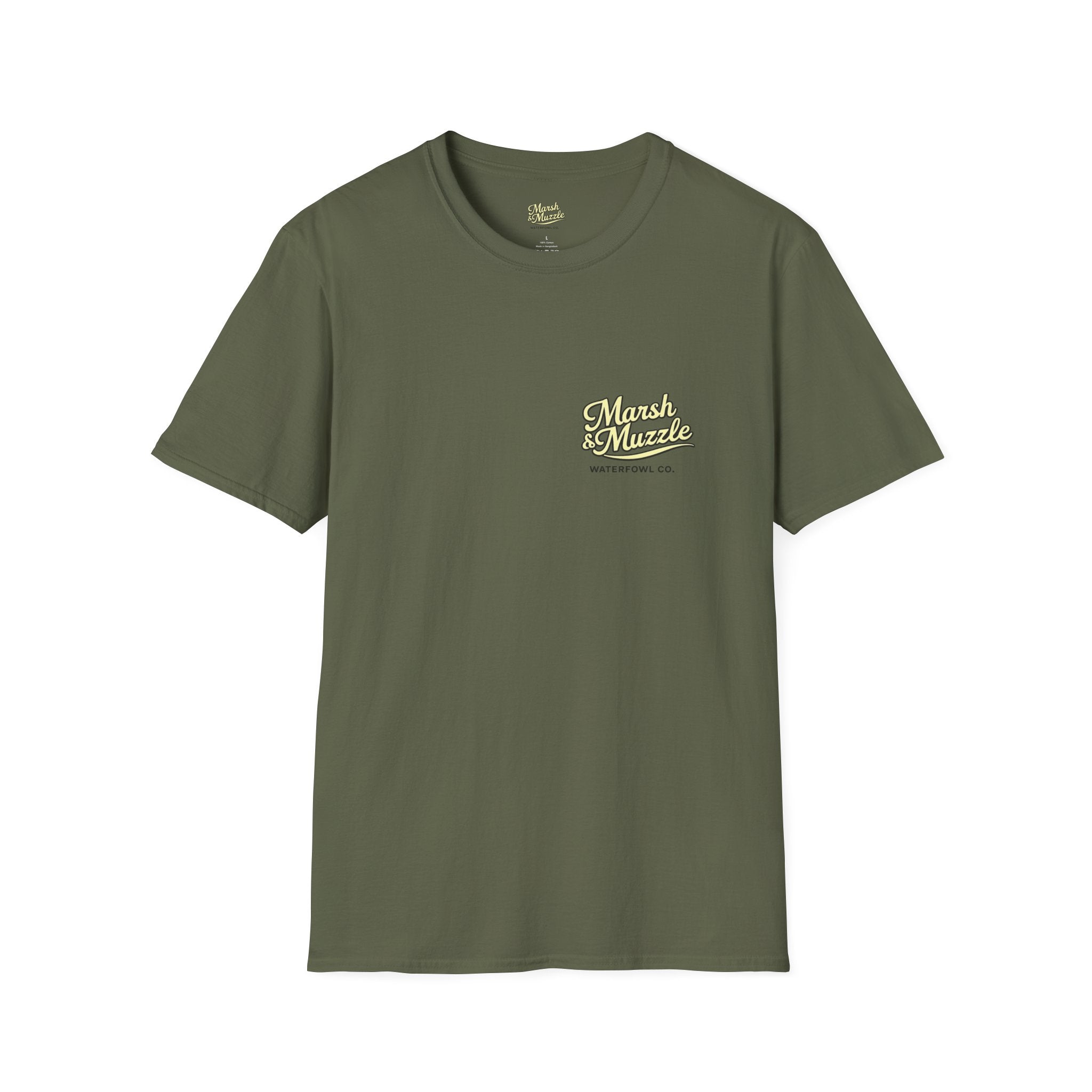 Waterfowl Co. T-Shirt — Marsh & Muzzle Hunting Crew Tee