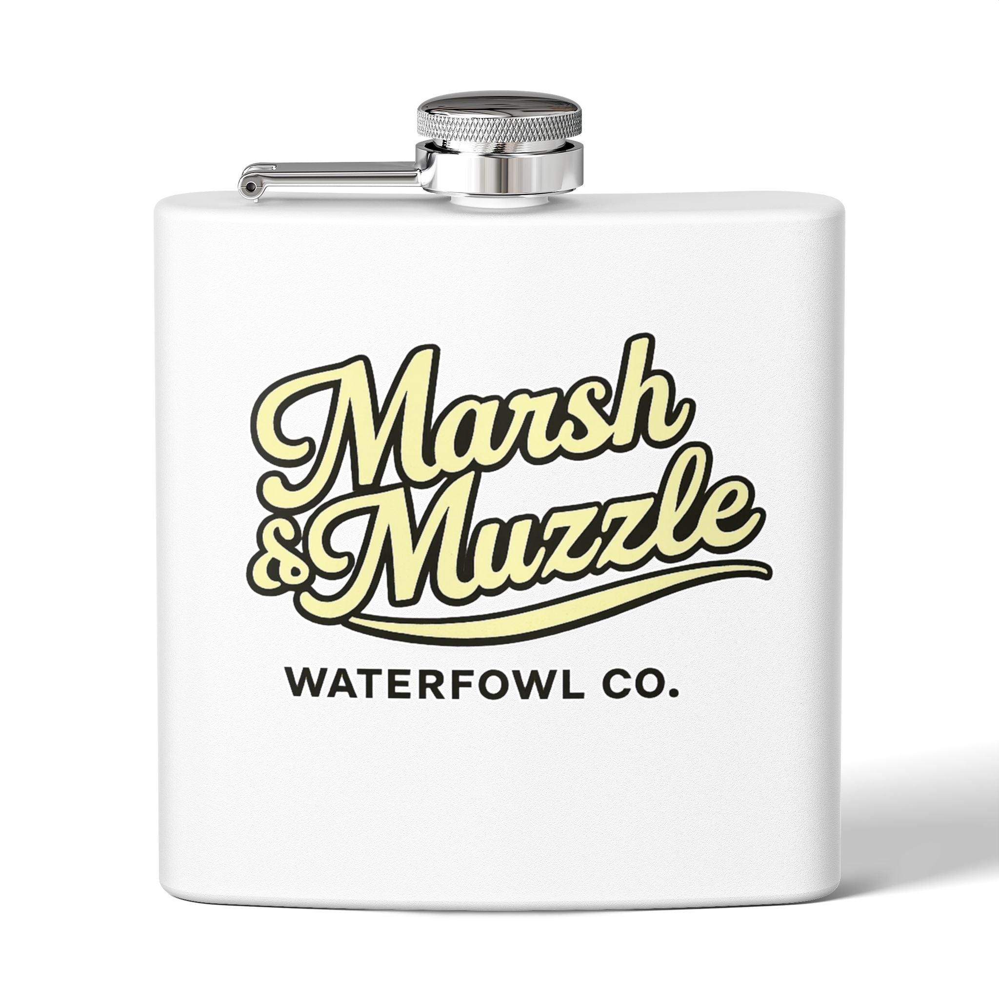 Marsh & Muzzle Waterfowl Co. 6oz Stainless Steel Flask