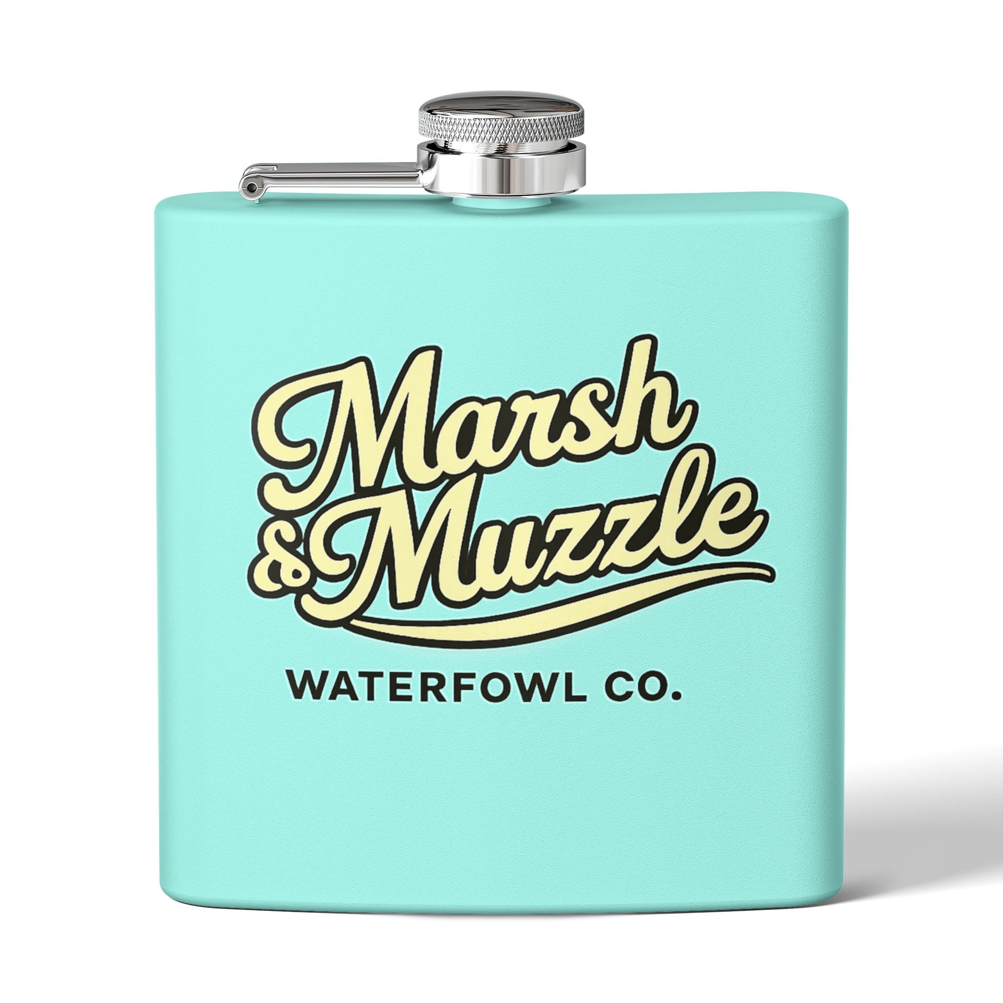 Marsh & Muzzle Waterfowl Co. 6oz Stainless Steel Flask