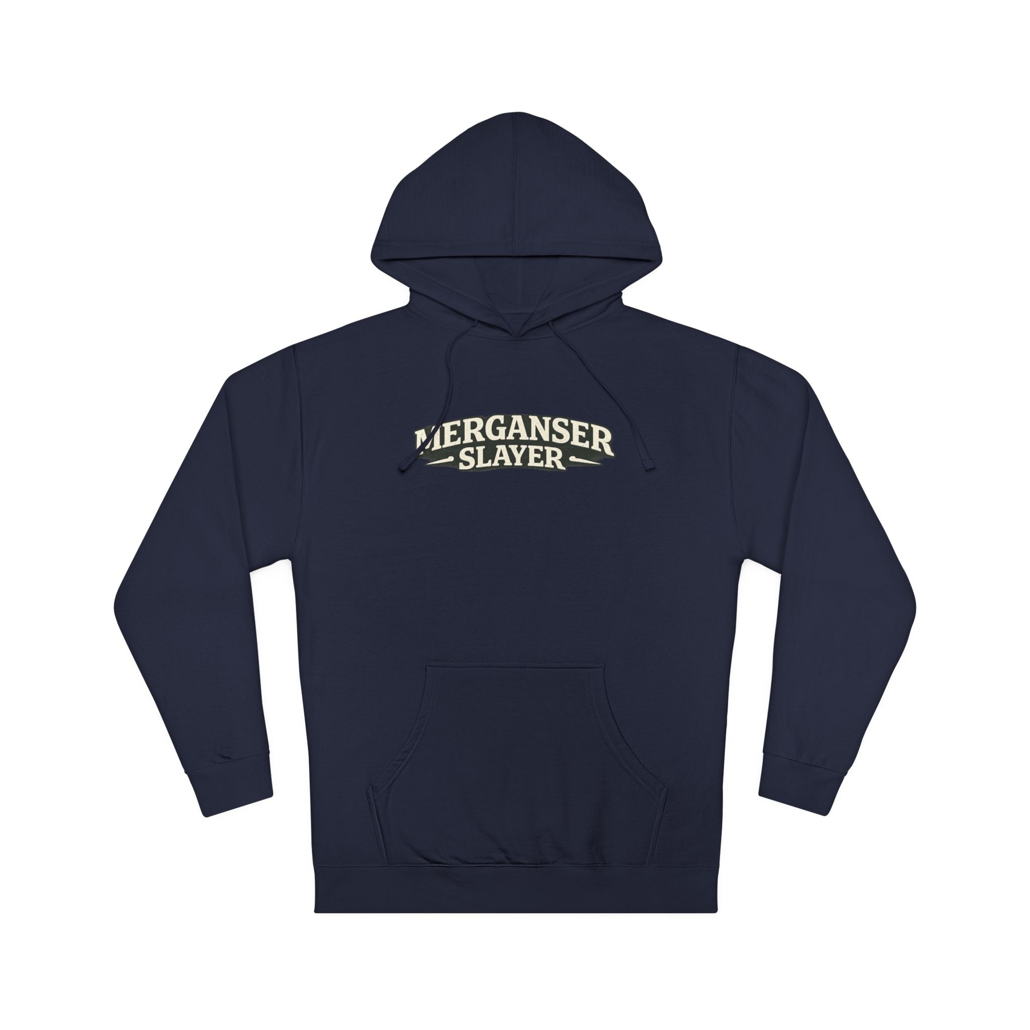 Merganser Slayer Hoodie - Graphic Waterfowl Hunting Crewneck Hooded Sweatshirt