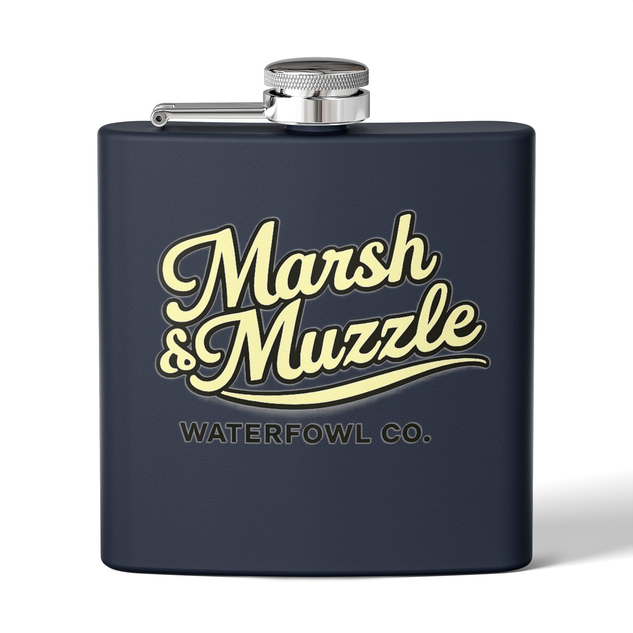 Marsh & Muzzle Waterfowl Co. 6oz Stainless Steel Flask
