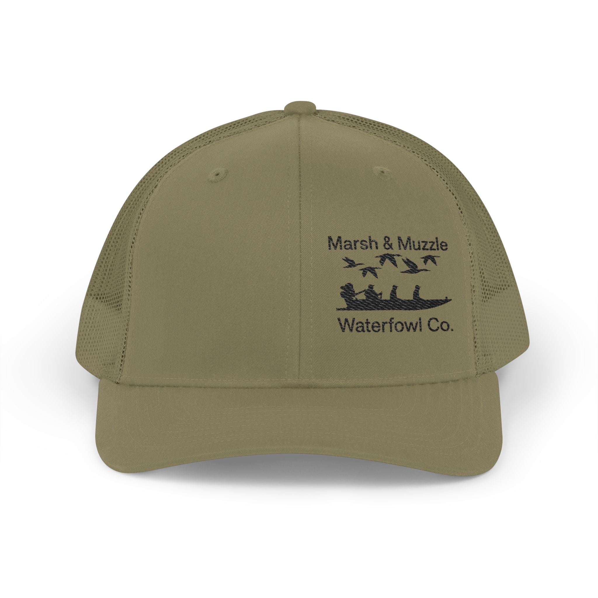 Embroidered Trucker Cap — Marsh & Muzzle Waterfowl Co. Logo